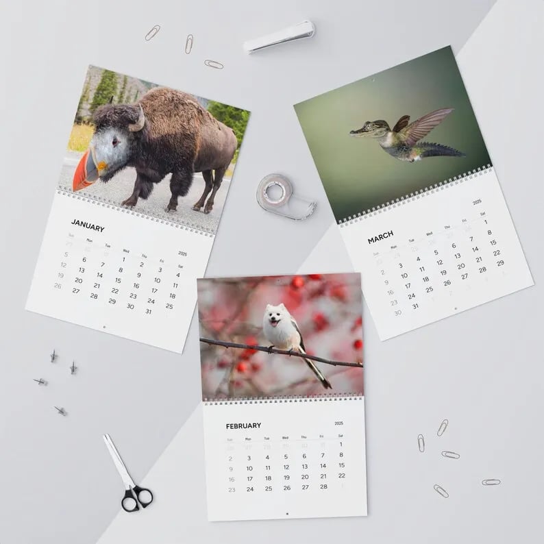 😵Hybrid Animals 2025 Calendar