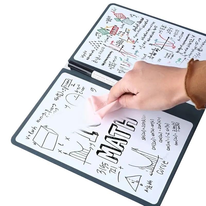 Reusable Whiteboard Notebook