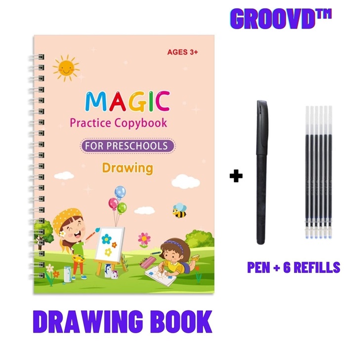 Thegroovd Magic Groove Books - Children’s Magic Copybooks