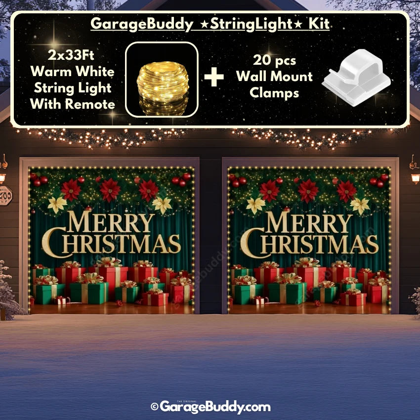 Garage Buddy | Christmas Joy | Christmas Garage Door Cover