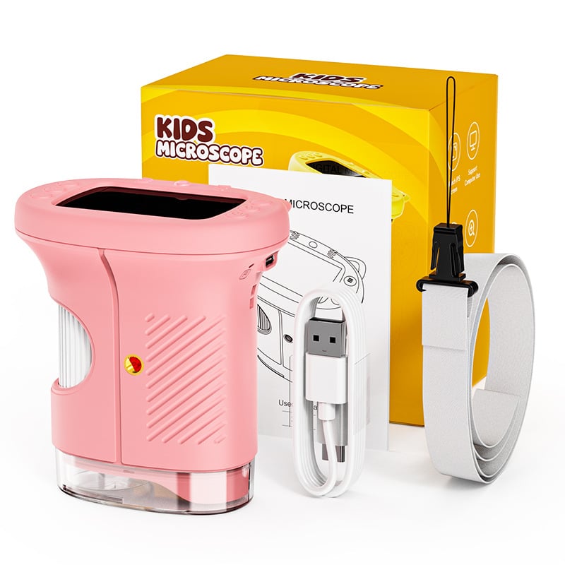 New Upgraded Kids Explorer 2-in-1 Handheld Digital Microscope