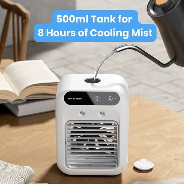 Mini Portable 3-in-1 Quiet Air Conditioner|Rechargeable & USB-Powered