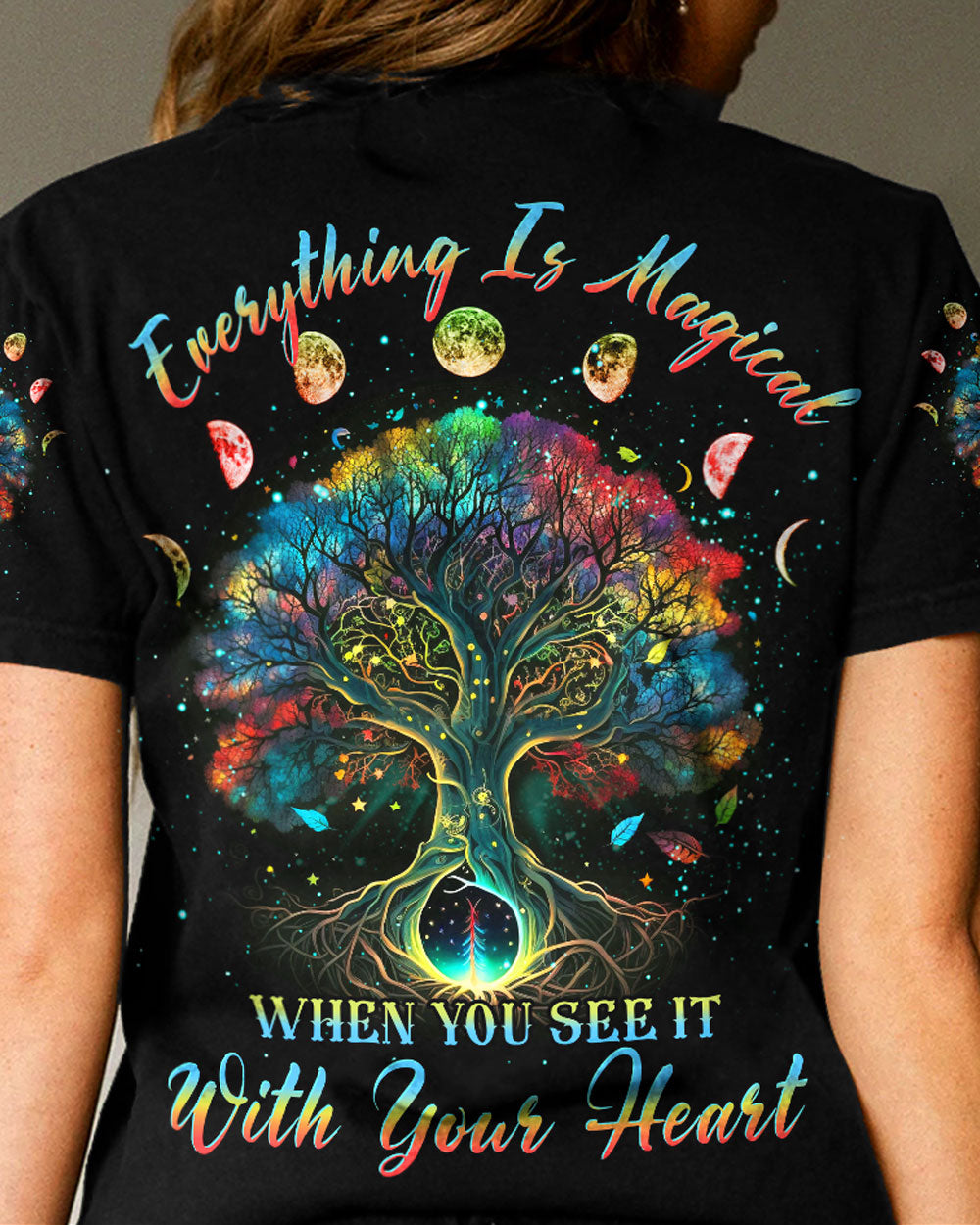 EVERYTHING IS MAGICAL WHEN YOU SEE IT TREE OF LIFE MOON ALL OVER PRINT - YHDU1804233