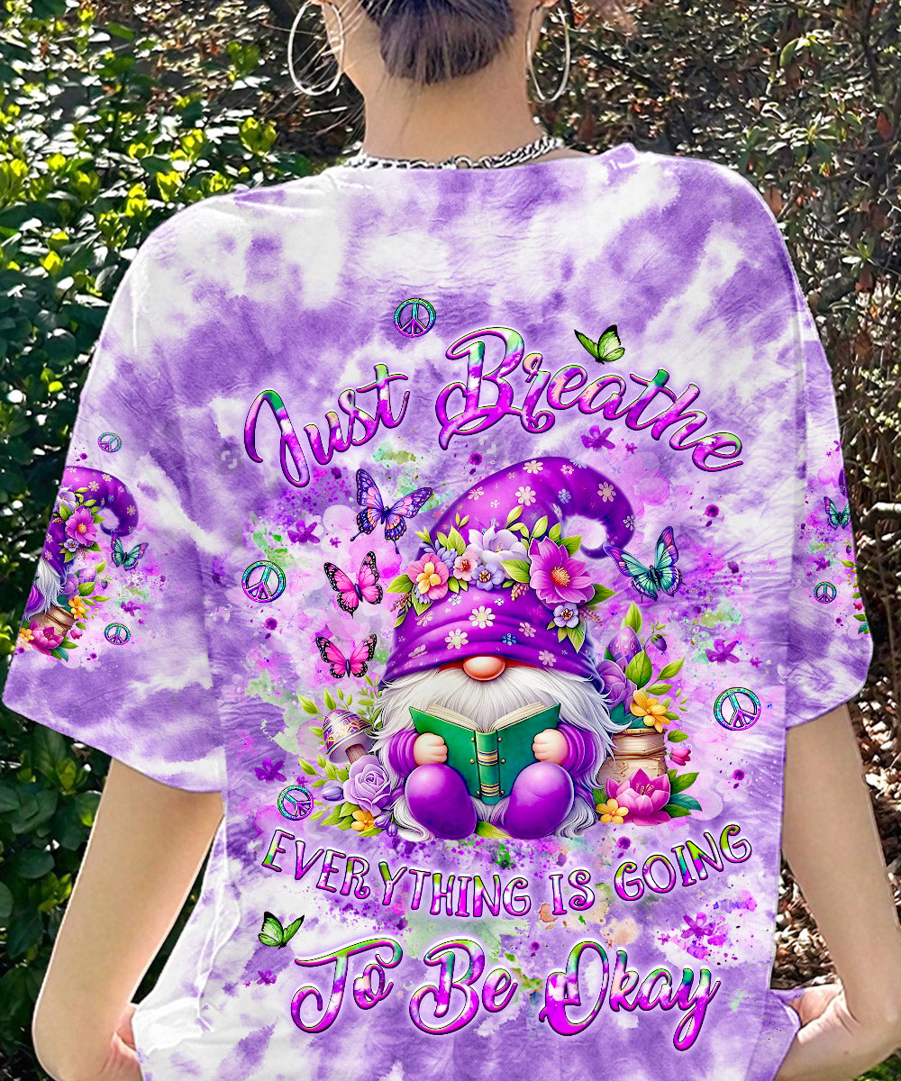 JUST BREATHE GNOME ALL OVER PRINT - YHLT0304241