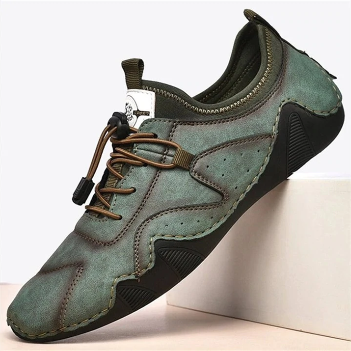 Men's Handmade Non Slip Soft Casual Flats Driving Shoes Boat Shoes