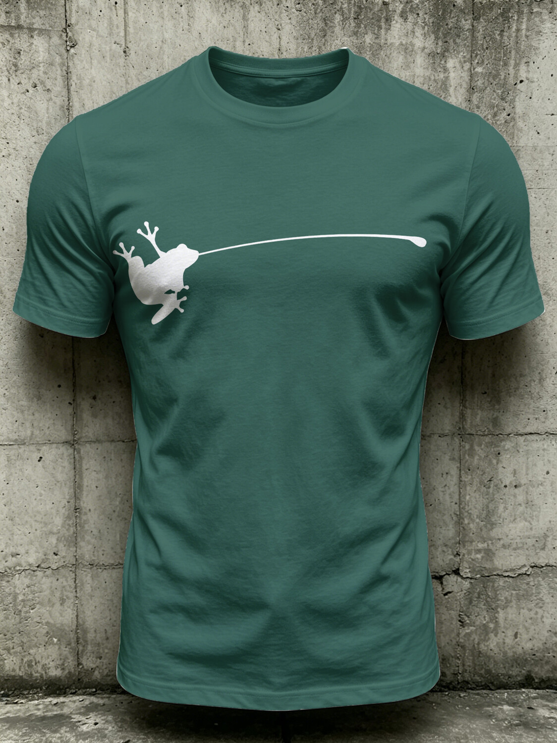 Men's Fun Frog Tongue Cotton Casual T-Shirt