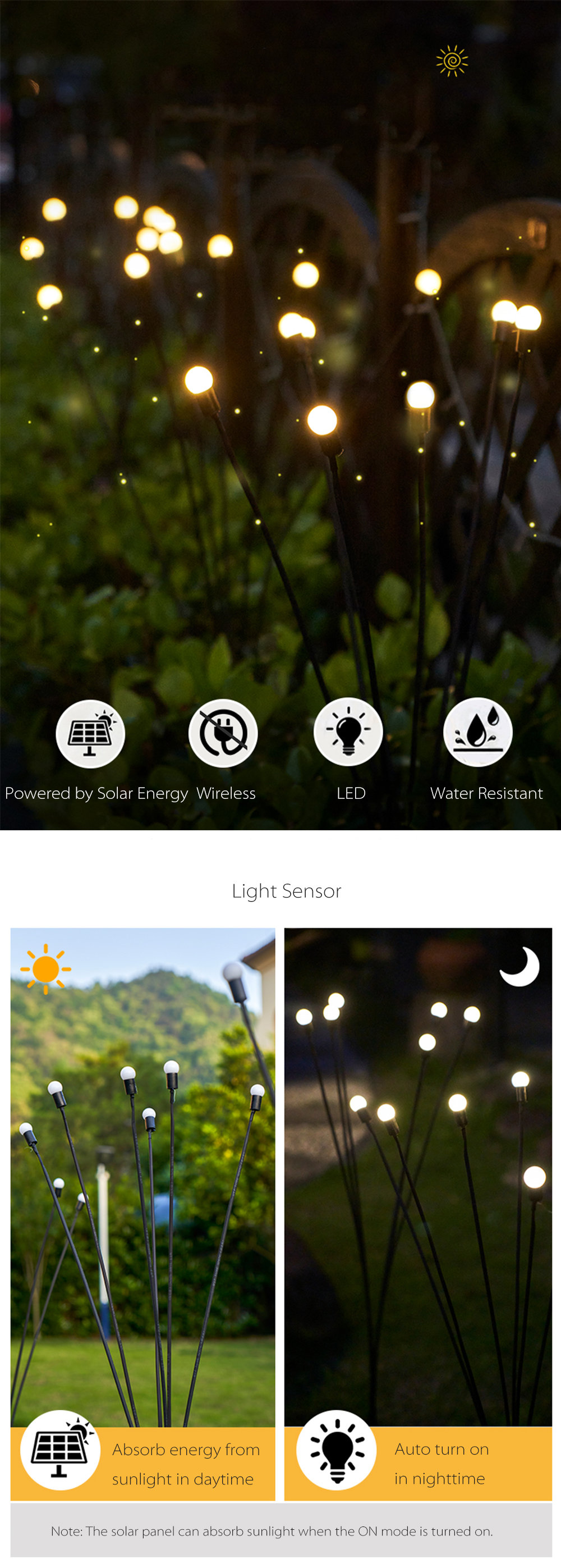 LAST DAY 50% OFF-Solar Powered Firefly Light - BUY 2 FREE SHIPPING