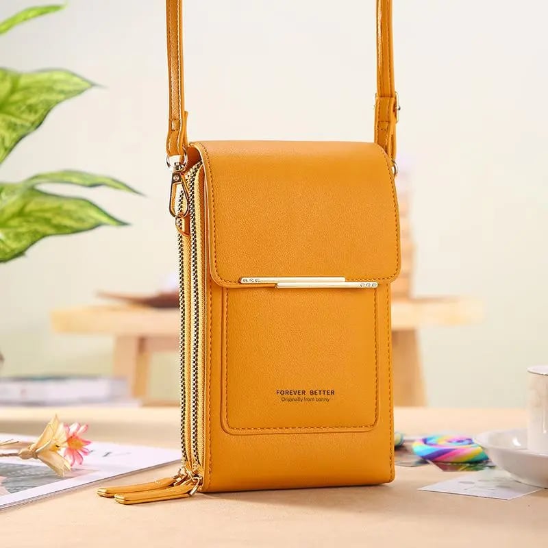 🏆Last Day Promotion!!👜📱Simple & Elegant Women's Touchscreen Crossbody Phone Wallet