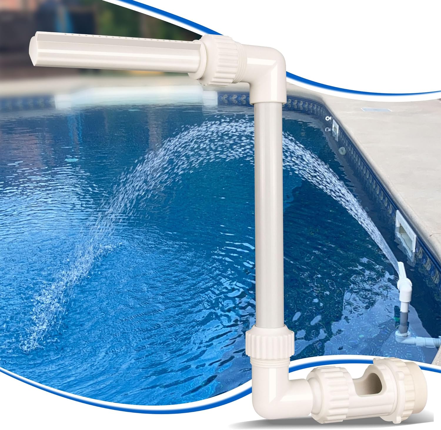 Adjustable Sprinkler Fountain for Above Ground/Inground Pool