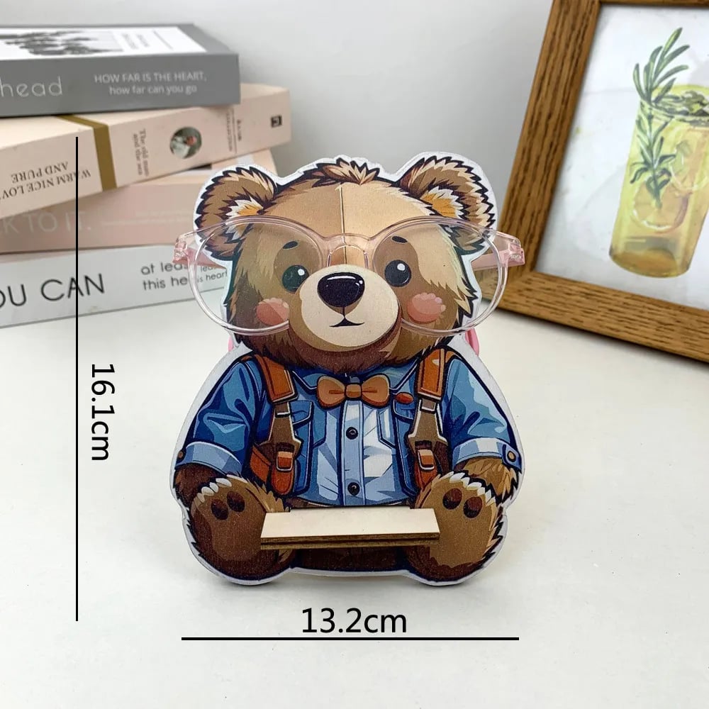 Wooden Animal Eyeglasses Frame