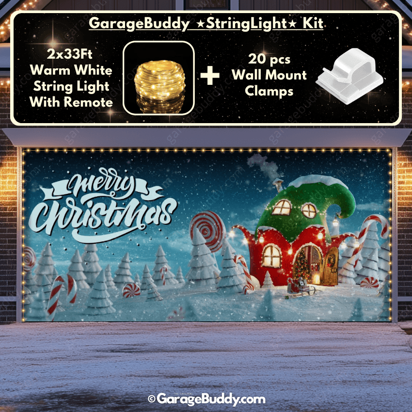 Garage Buddy | Christmas Wonderland | Christmas Garage Door Cover