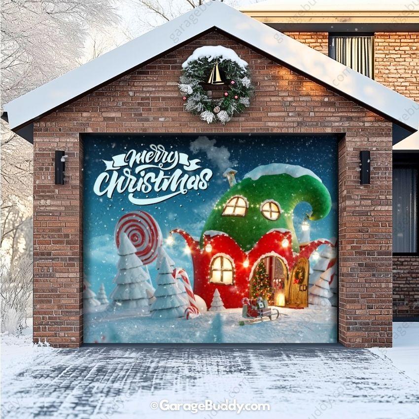 Garage Buddy | Christmas Wonderland | Christmas Garage Door Cover