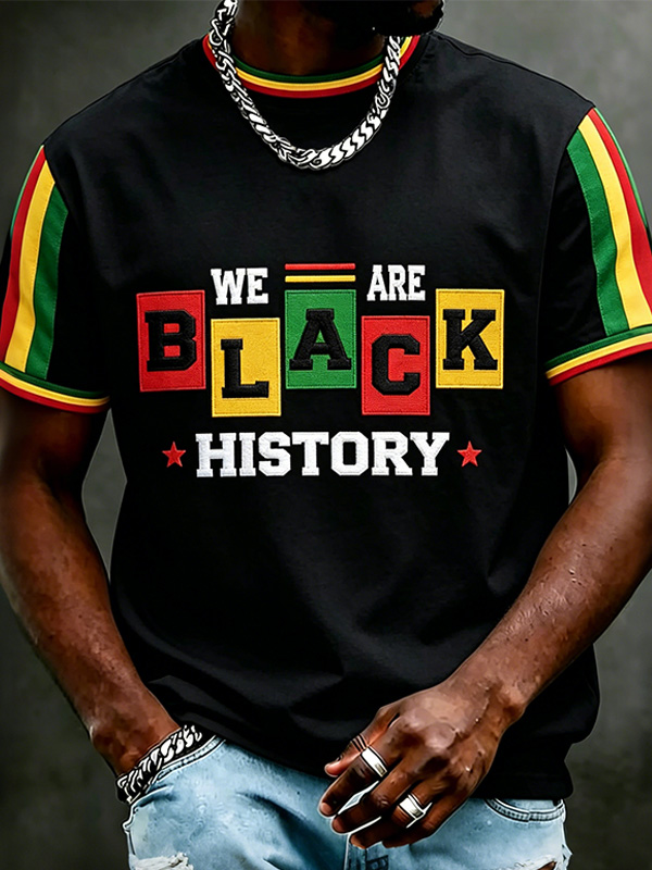 Men'S We Are Black History Art Print T-Shirt