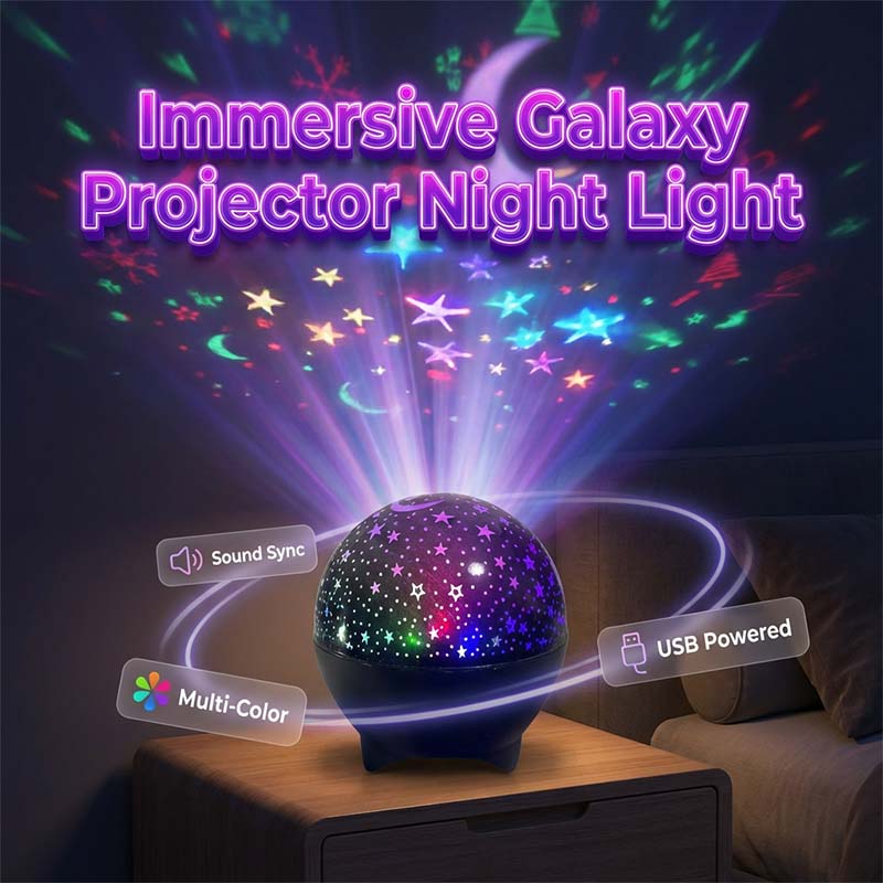 USB LED Galaxy Projector Night Light🌙