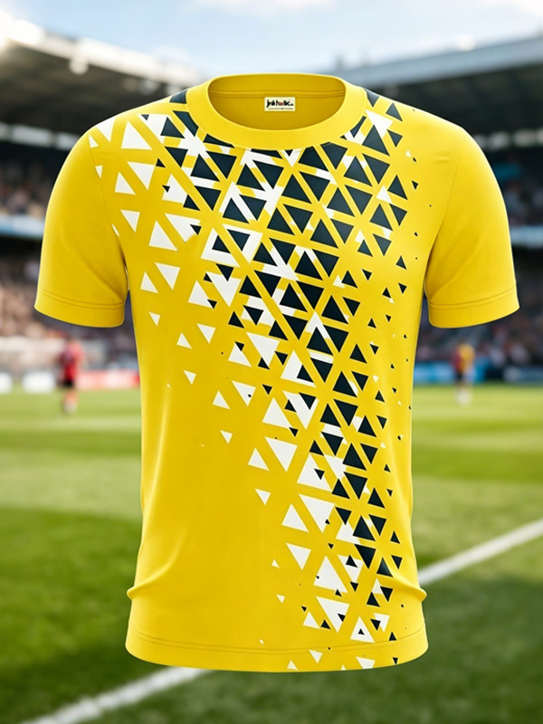 Men's Triangle Geometric Pattern Casual T-Shirt