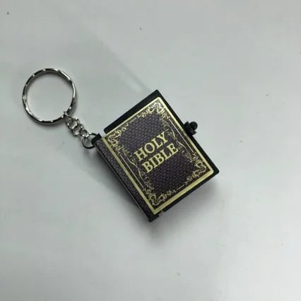 🔥LAST DAY 50% OFF - 📚✨Mini Bible Keychain Pendant