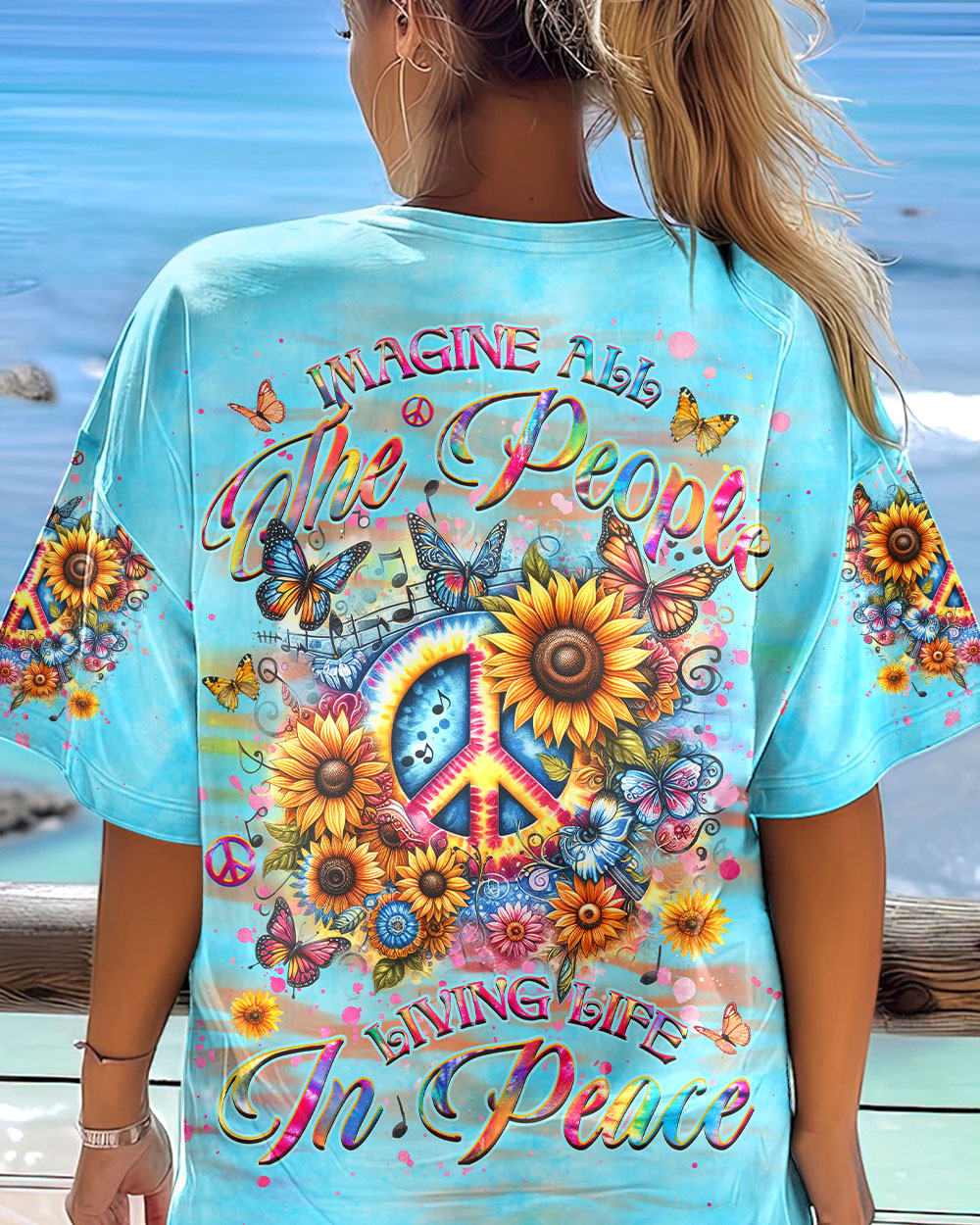IMAGINE ALL THE PEOPLE LIVING LIFE IN PEACE ALL OVER PRINT - YHHG1604243