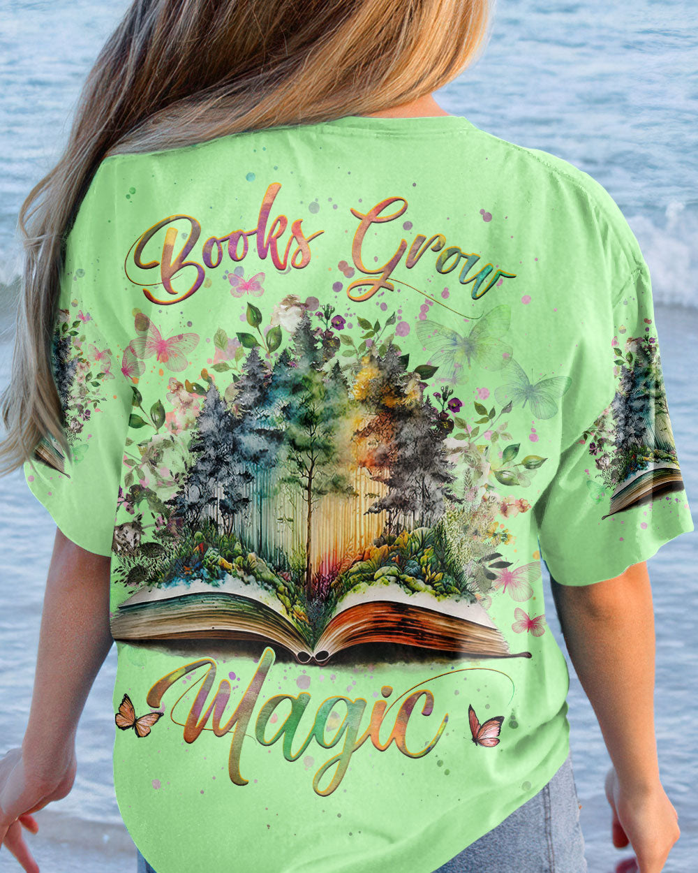 BOOKS GROW MAGIC ALL OVER PRINT - YHHG3108231
