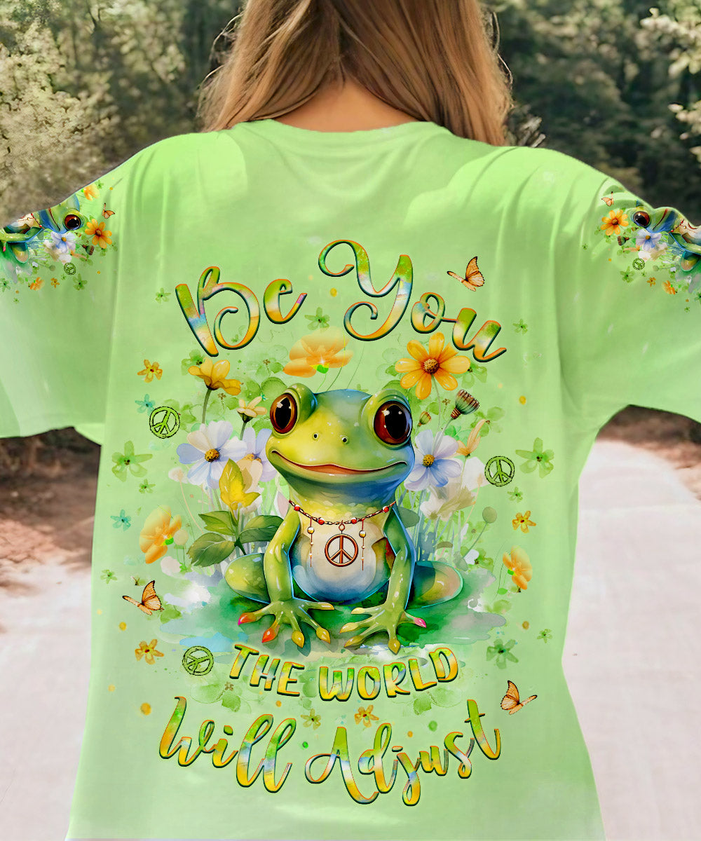 BE YOU THE WORLD WILL ADJUST ALL OVER PRINT - YHLT0804244