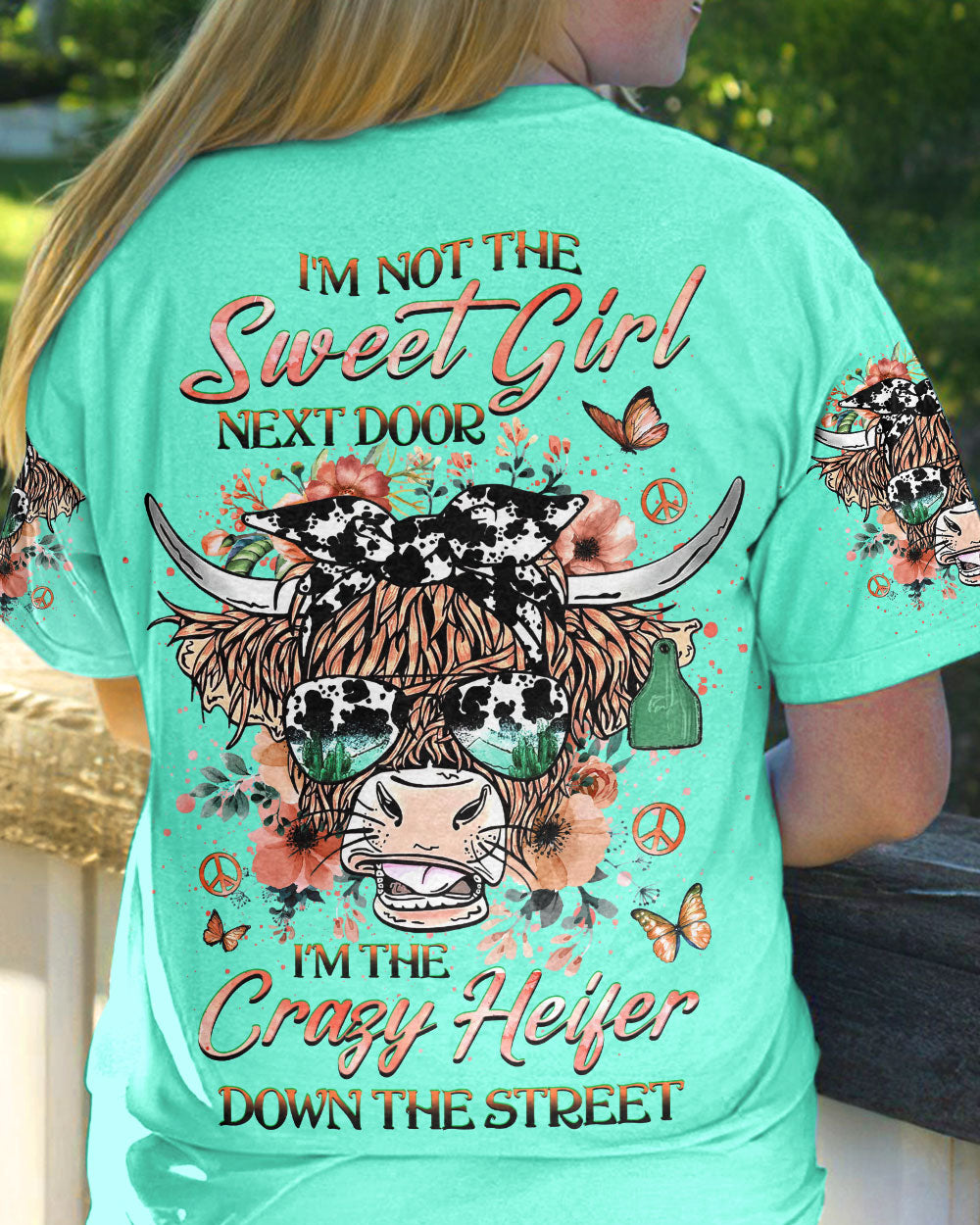 I'M THE CRAZY HEIFER ALL OVER PRINT - YHHG2507233