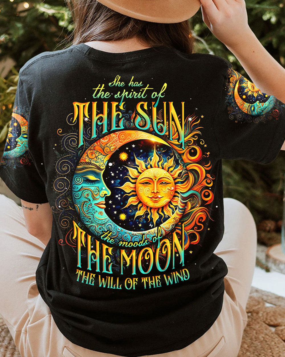 SHE HAS THE SPIRIT OF THE SUN ALL OVER PRINT - TLNT0805232