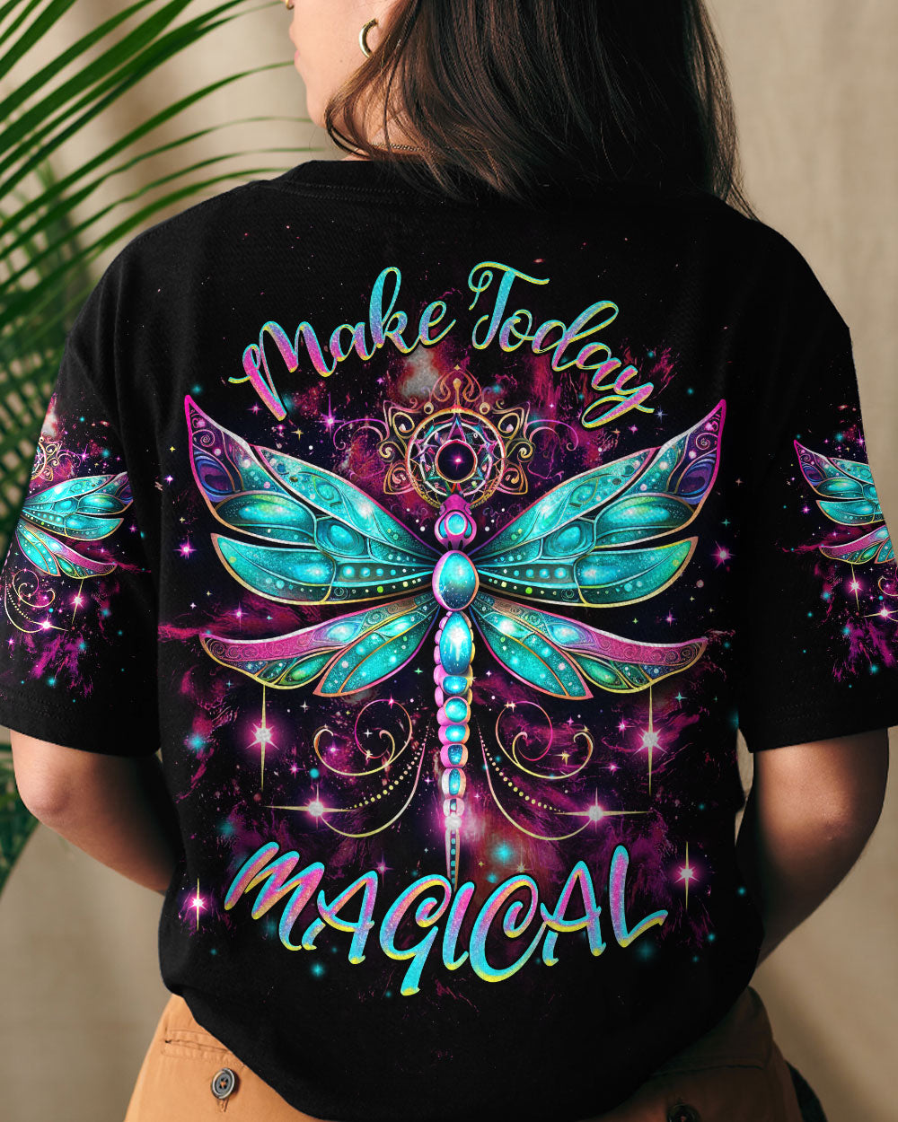 MAKE TODAY MAGICAL DRAGONFLY ALL OVER PRINT - YHHG1007231