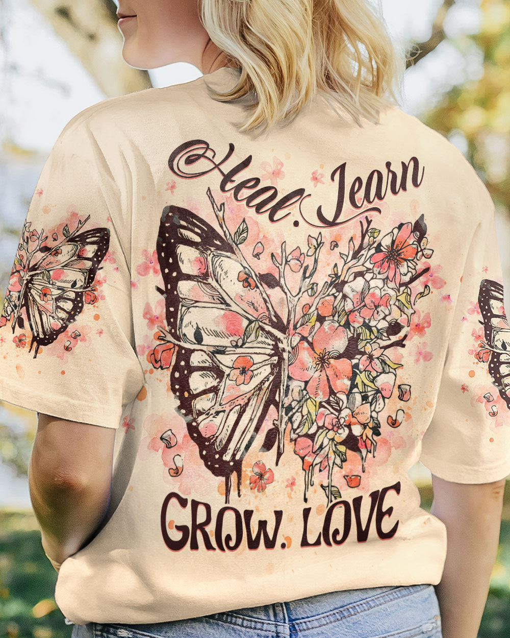 HEAL LEARN GROW LOVE ALL OVER PRINT - YHHG1207232
