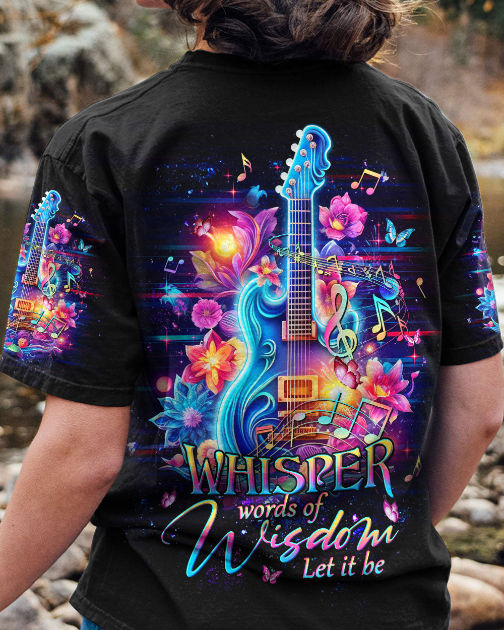 WHISPER WORDS OF WISDOM GUITAR ALL OVER PRINT - YHHG2905233