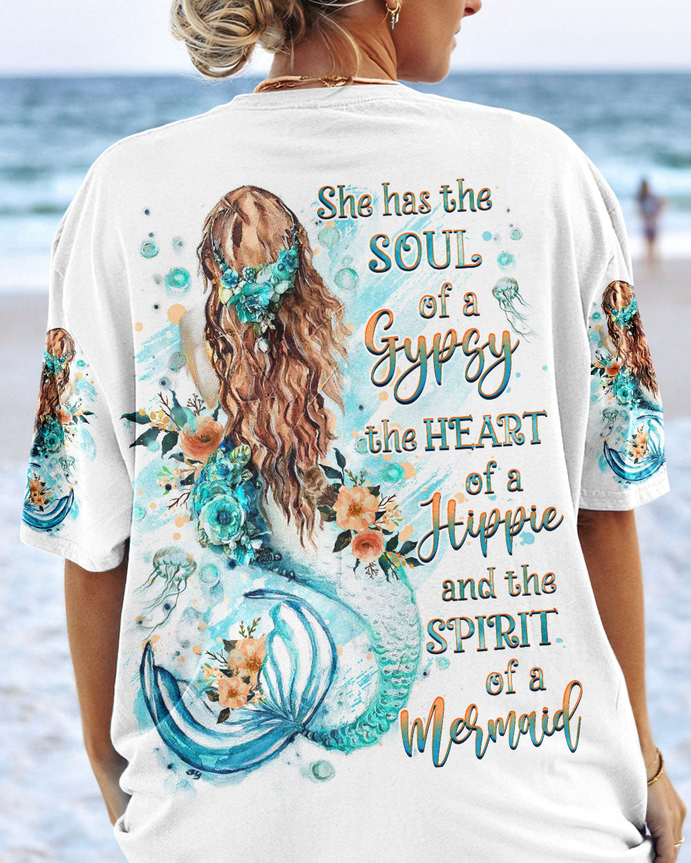 SHE HAS THE SOUL OF A GYPSY AND MERMAID ALL OVER PRINT - YHHG0507231