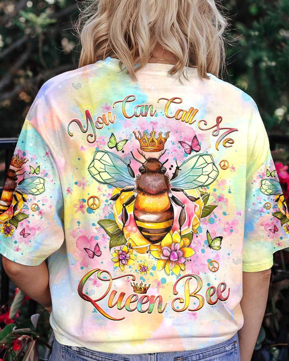YOU CAN CALL ME QUEEN BEE ALL OVER PRINT - YHHG1104242