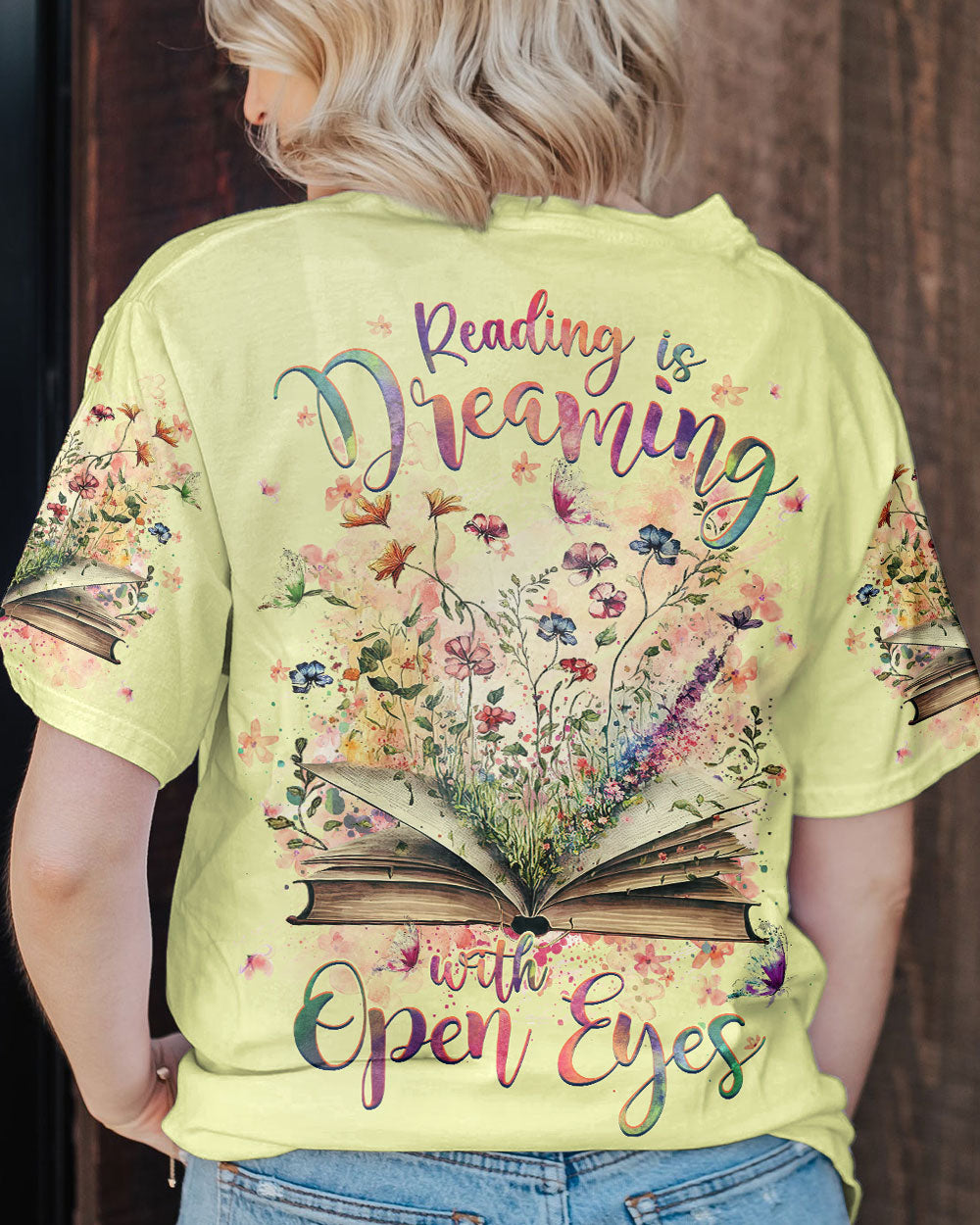 READING IS DREAMING WITH OPEN EYES ALL OVER PRINT - YHHG0709232