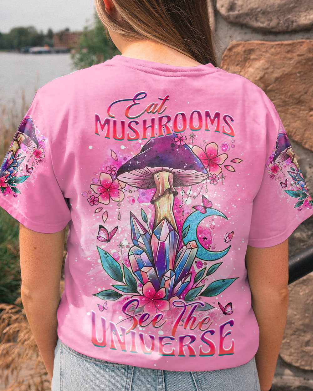EAT MUSHROOMS SEE THE UNIVERSE ALL OVER PRINT - YHHG2206232