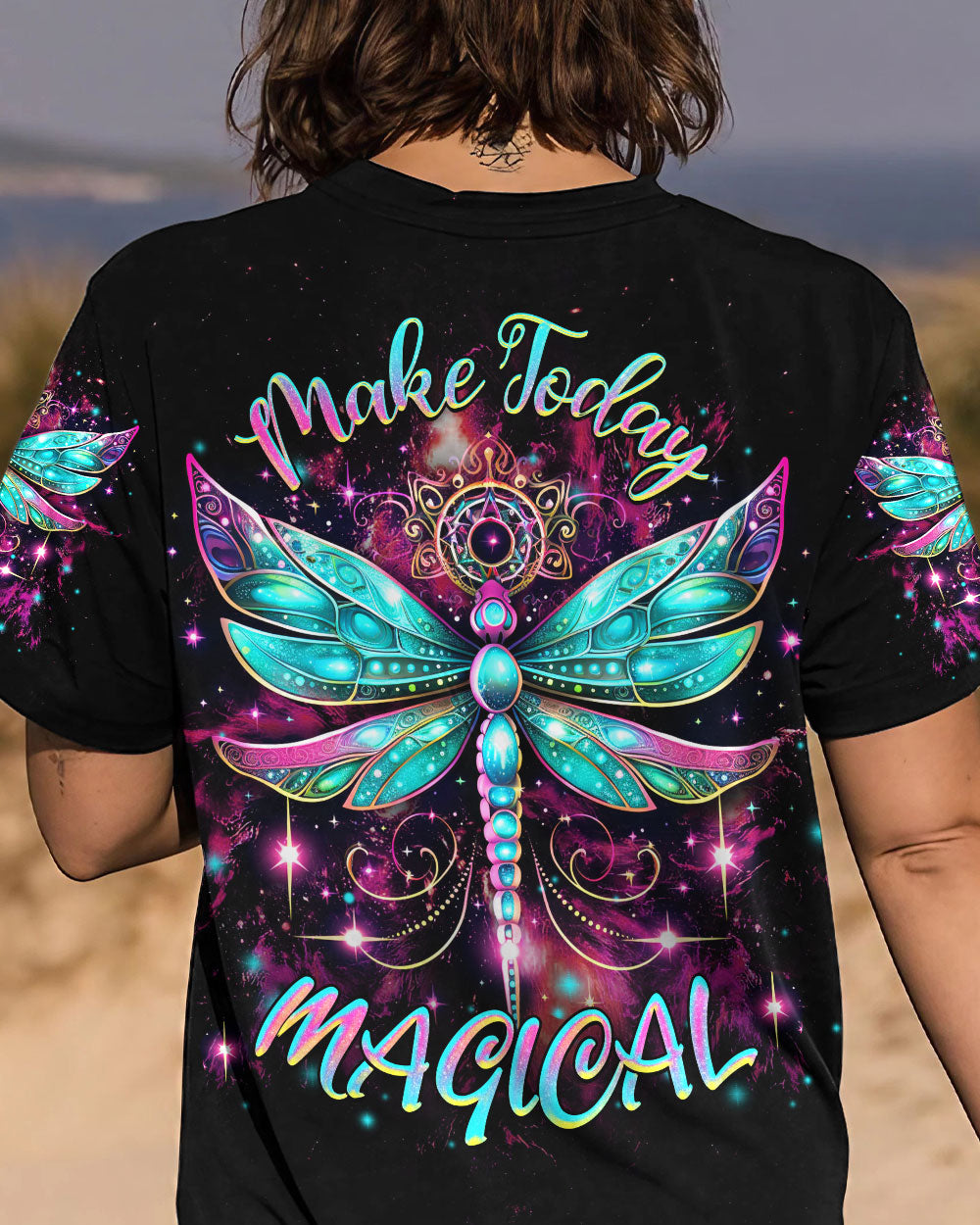 MAKE TODAY MAGICAL DRAGONFLY ALL OVER PRINT - YHHG1007231