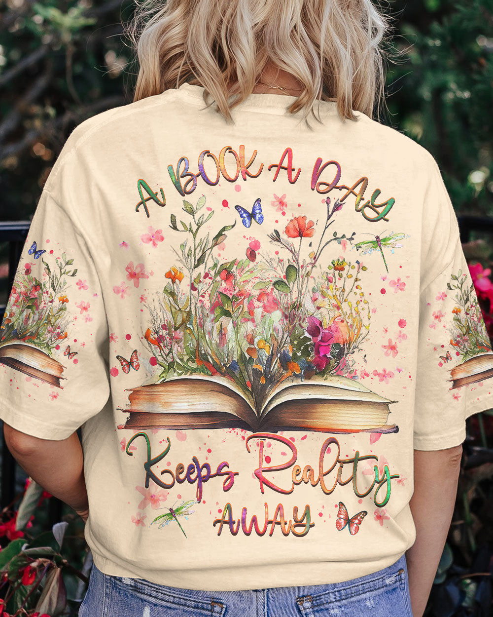 A BOOK A DAY KEEPS REALITY AWAY ALL OVER PRINT - YHHG0208234