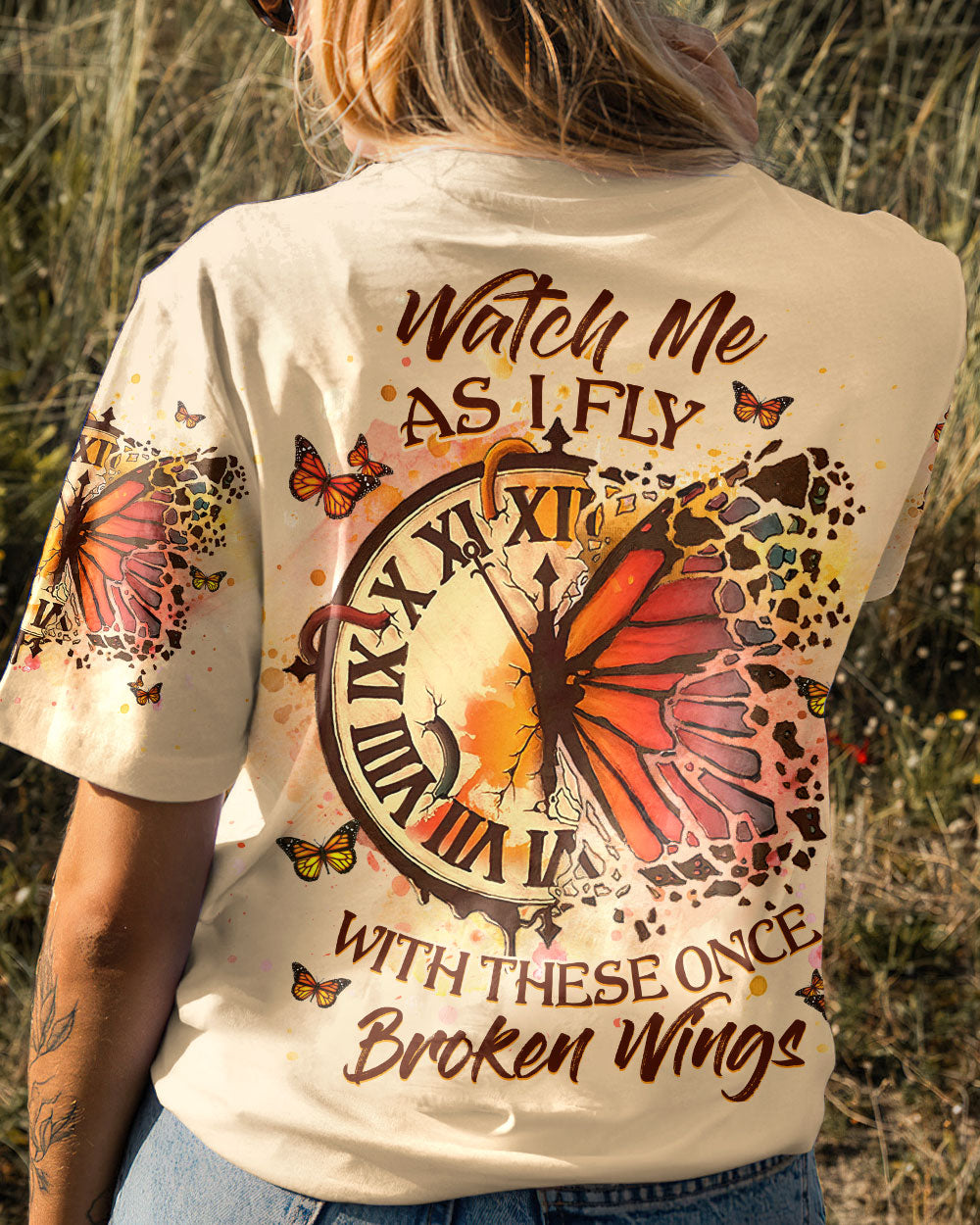 WATCH ME AS I FLY WITH BROKEN WINGS ALL OVER PRINT - YHHG1307232