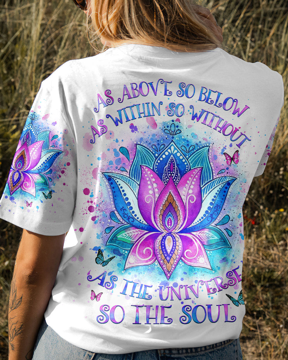 SO ABOVE SO BELOW AS WITHIN ALL OVER PRINT - YHHG1208231