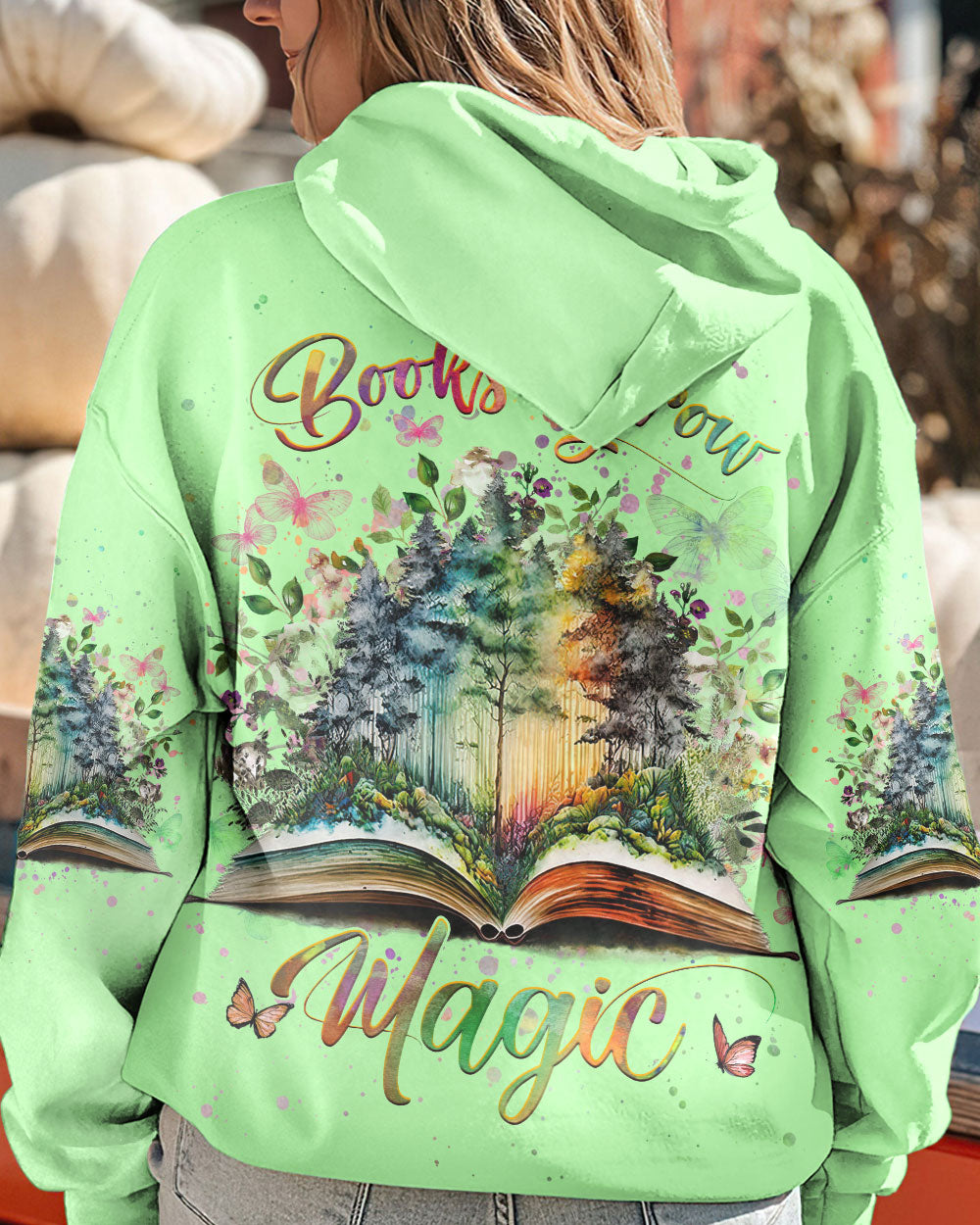 BOOKS GROW MAGIC ALL OVER PRINT - YHHG3108231