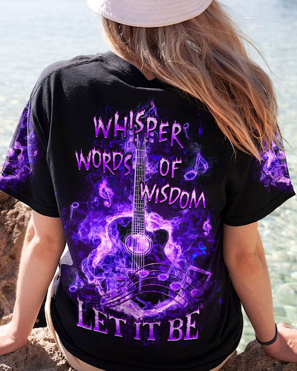 WHISPER WORDS OF WISDOM GUITAR ALL OVER PRINT - YHHG1307231