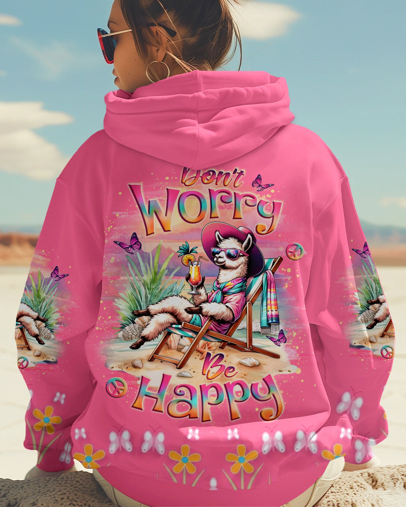 DON'T WORRY BE HAPPY ALL OVER PRINT - YHLT2811243