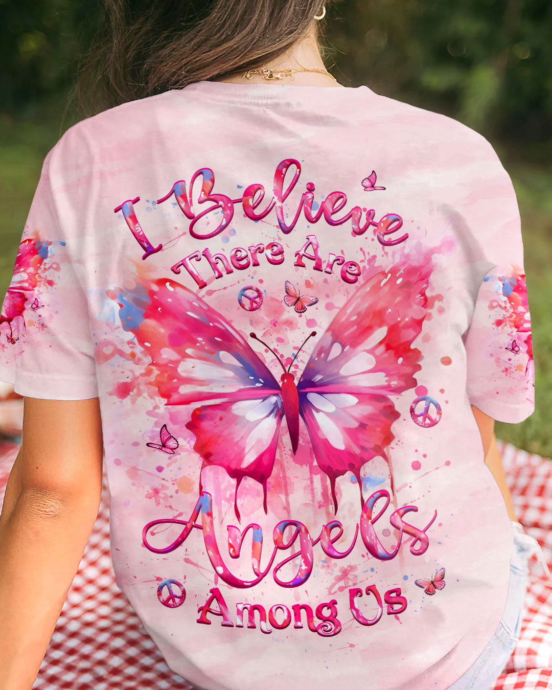 I BELIEVE THERE ARE ANGELS AMONG US ALL OVER PRINT - YHLT1907243