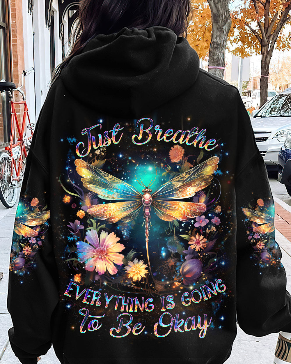 JUST BREATHE DRAGONFLY ALL OVER PRINT - YHDU2002244