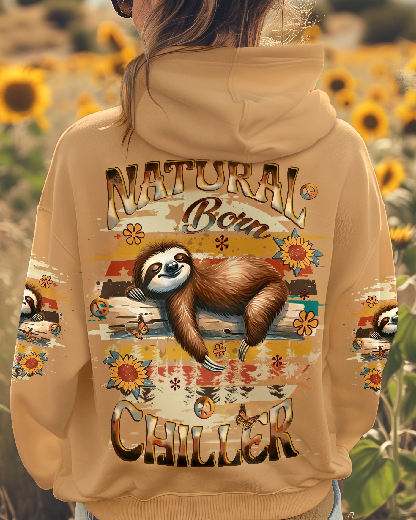 NATURAL BORN CHILLER SLOTH ALL OVER PRINT - YHLT2511243