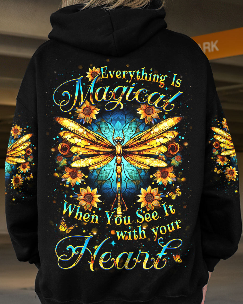 EVERYTHING IS MAGICAL WHEN YOU SEE IT DRAGONFLY ALL OVER PRINT - YHDU1110232