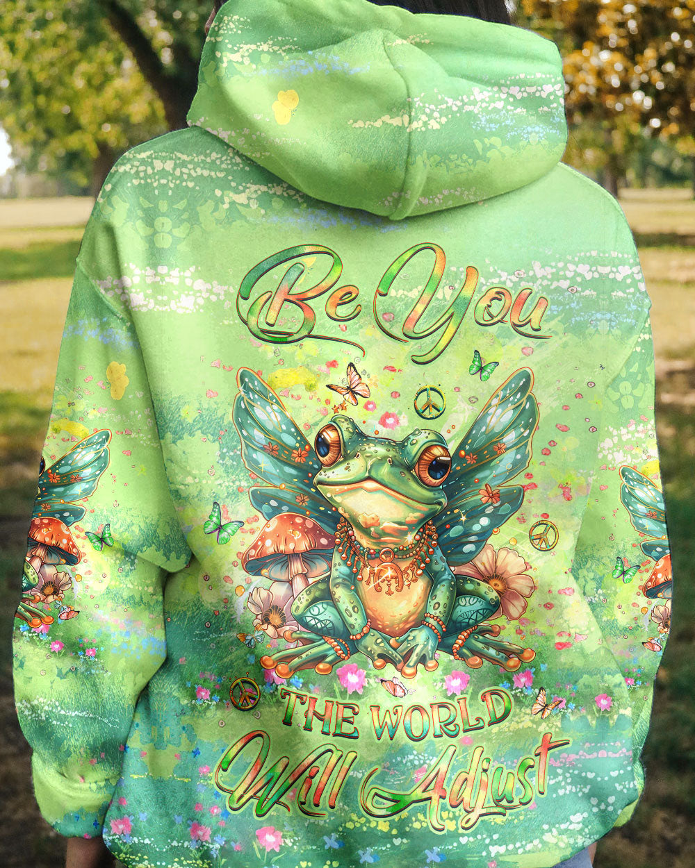 BE YOU THE WORLD WILL ADJUST ALL OVER PRINT - YHLT1103244
