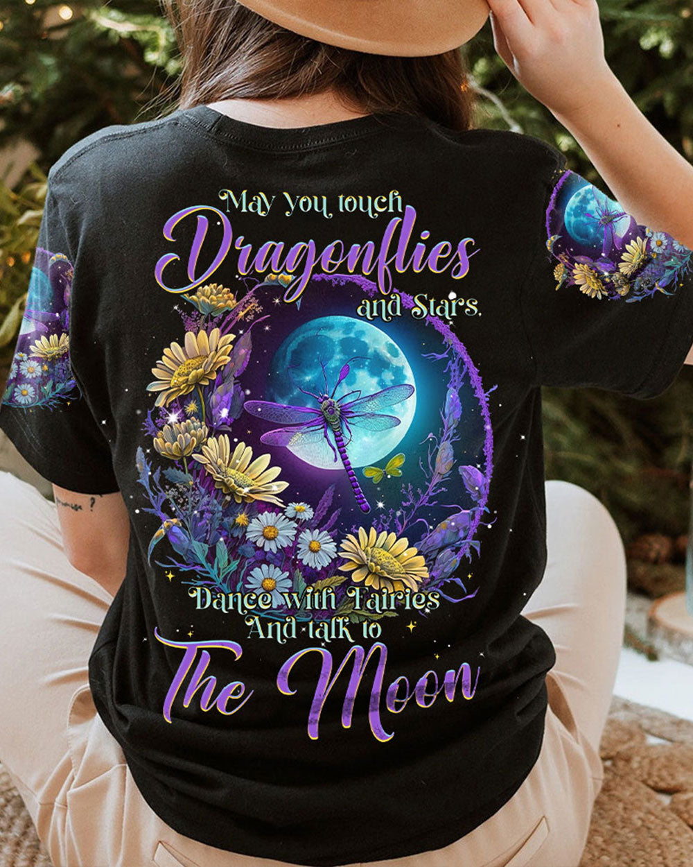 MAY YOU TOUCH DRAGONFLIES AND STARS ALL OVER PRINT - TLNT0505234