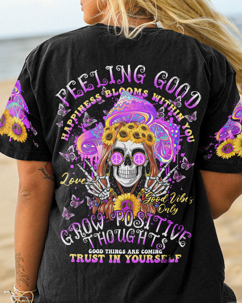 FEELING GOOD SKULL ALL OVER PRINT - TY0702233