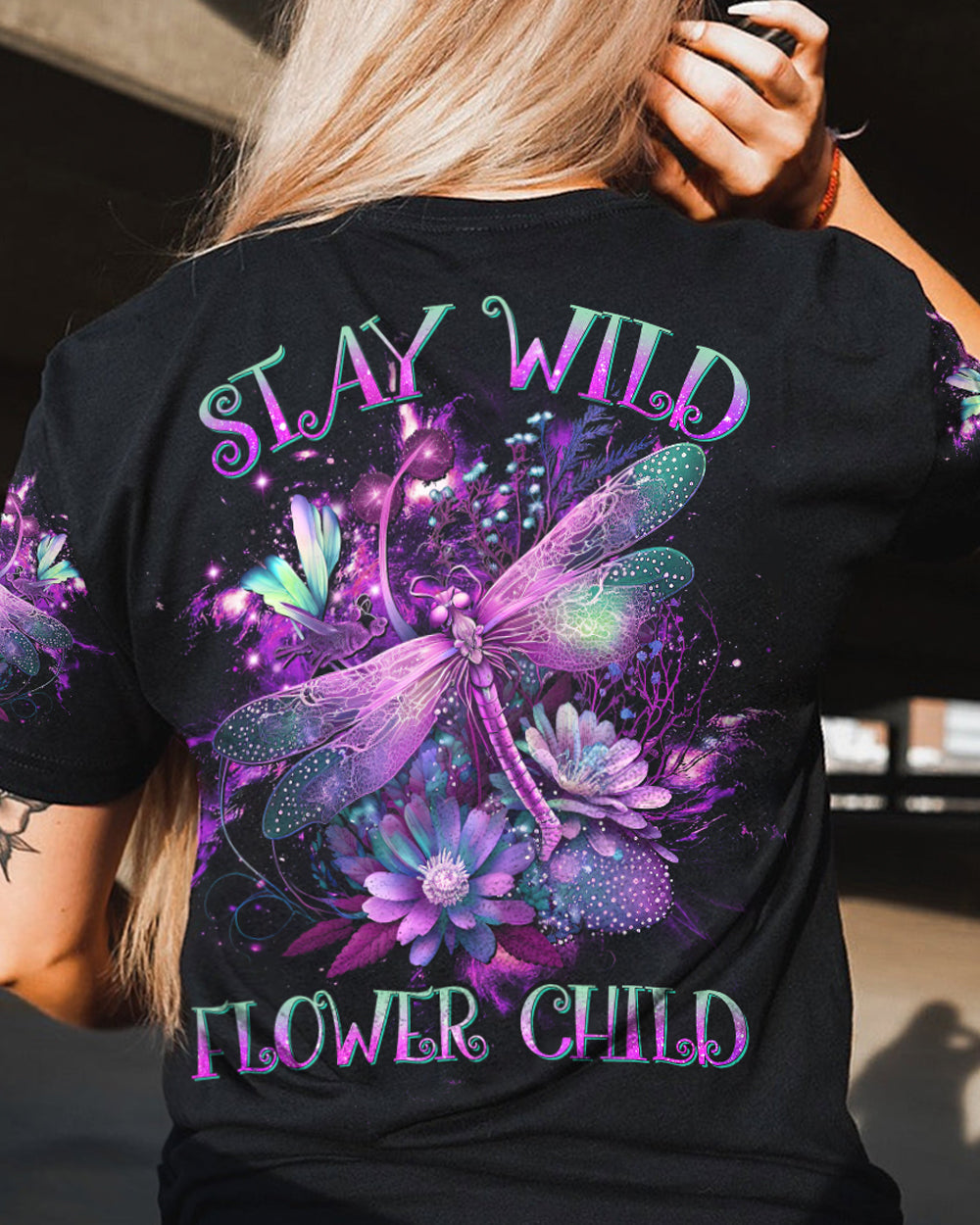 STAY WILD FLOWER CHILD ALL OVER PRINT - YHHG1704233