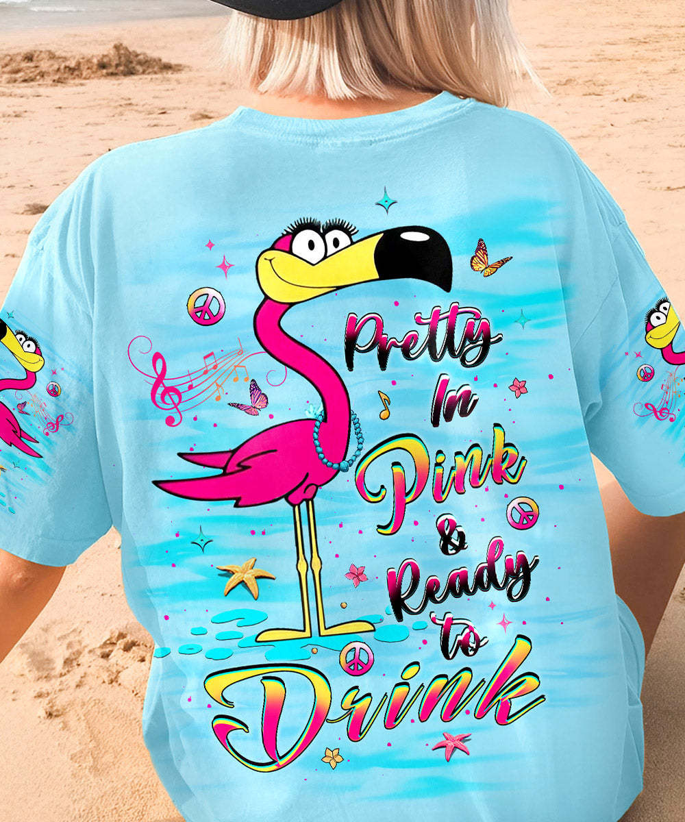 PRETTY IN PINK FLAMINGO ALL OVER PRINT - YHLT0807242