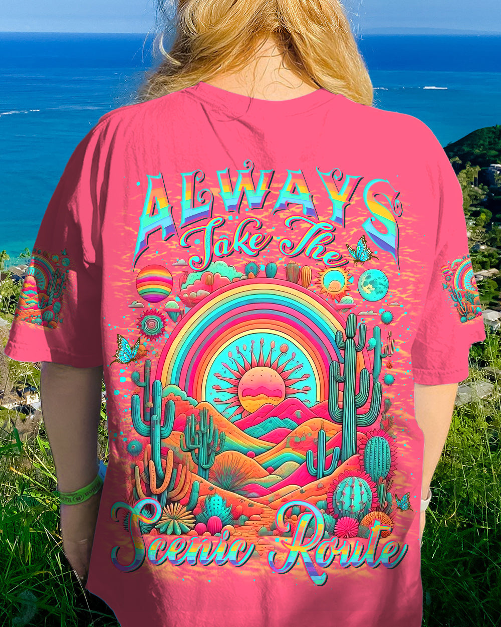 ALWAYS TAKE THE SCENIC ROUTE ALL OVER PRINT - YHDU0305243