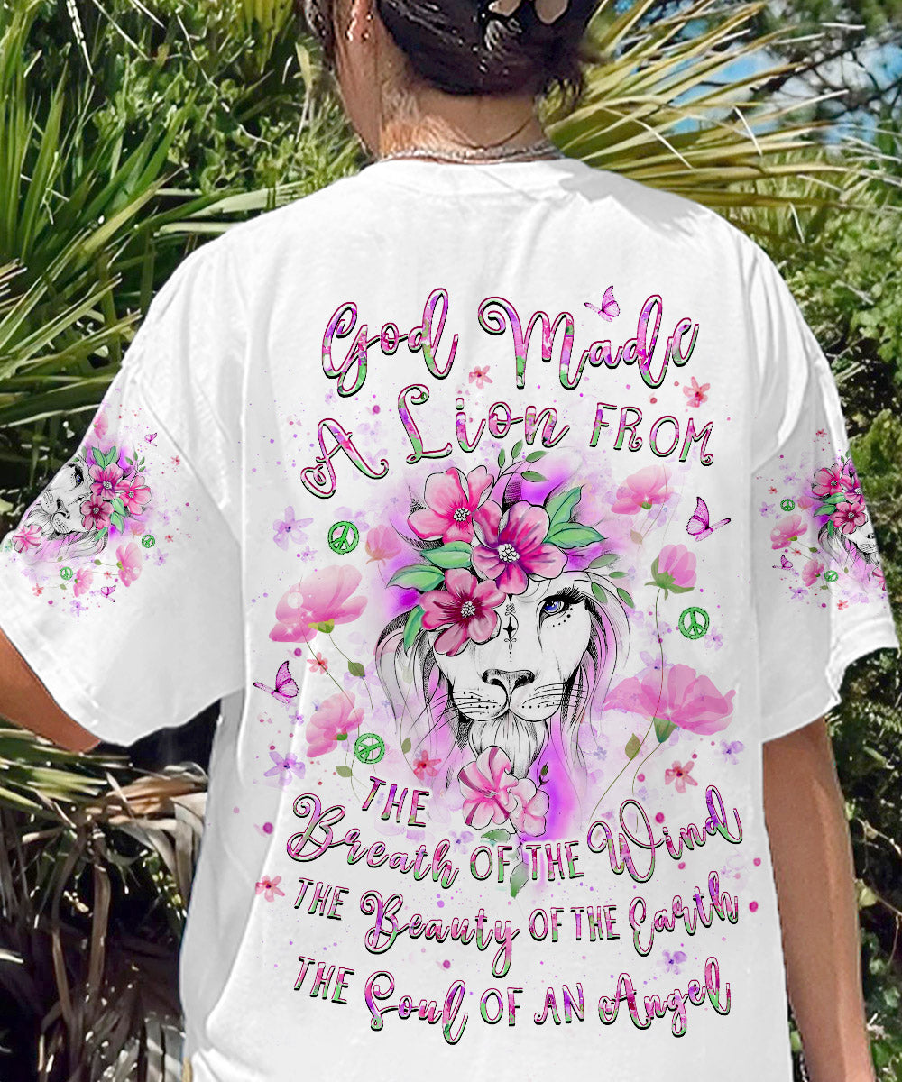 GOD MADE A LION FROM ALL OVER PRINT - YHLT2903241